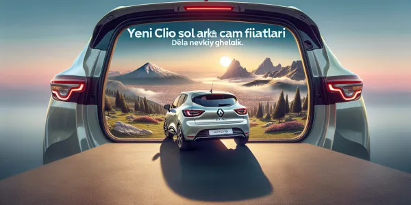 Yeni Clio Sol Arka Cam Sanayi Satış Fiyatları