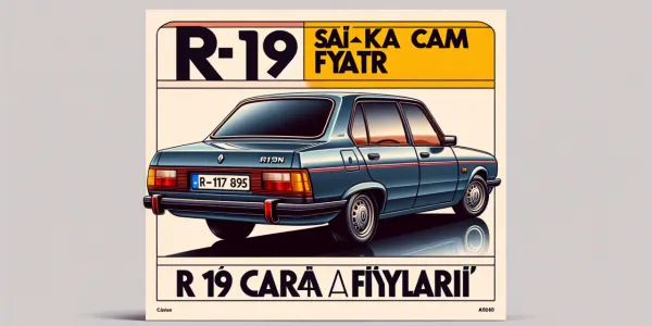 R 19 Sağ Arka Cam Fiyat Listeleri
