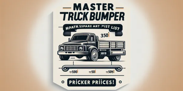 Master Kamyonet Tampon Yedek Parça Fiyat Listesi