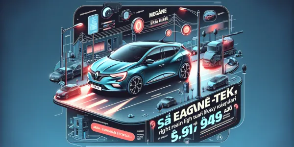 Megane E-Tech Sağ Arka Far Sanayi Satış Fiyatları