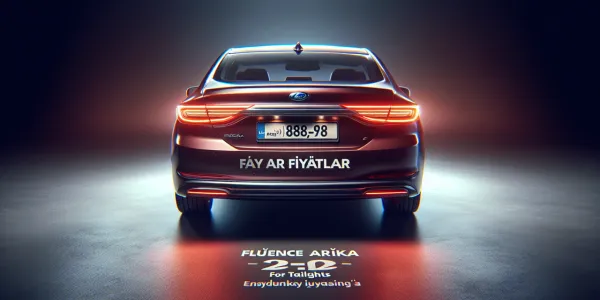 Fluence Arka Far Fiyatları