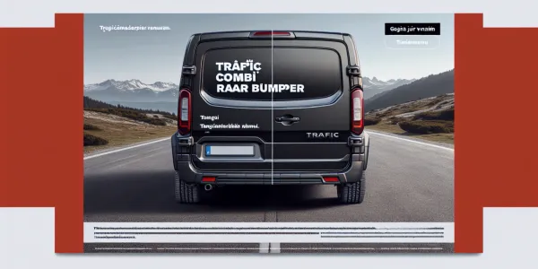 Trafic Combi Arka Tampon Piyasa Fiyatları